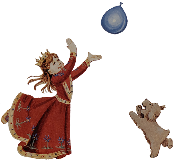 Princess Leoara and her dog